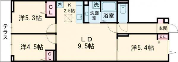 【仮称】中野区松が丘2丁目PJの間取り