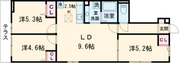 【仮称】中野区松が丘2丁目PJの間取り