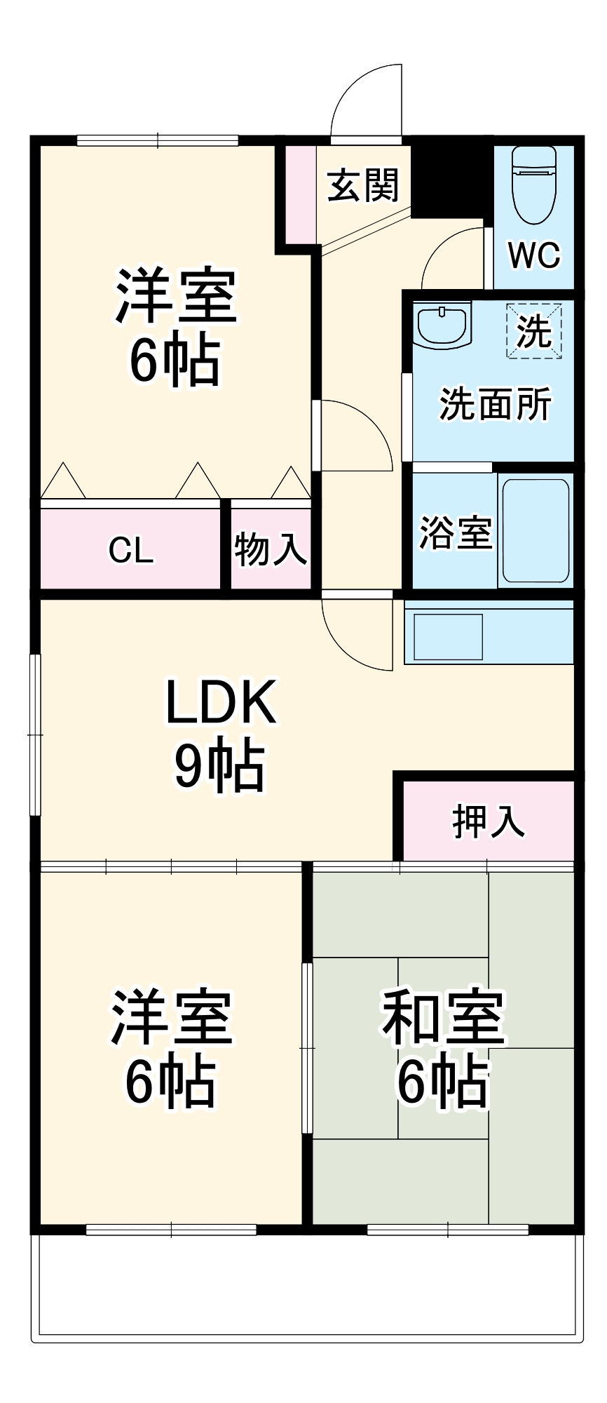 あすなろの間取り