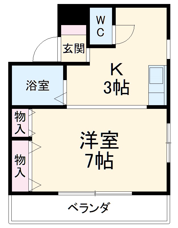 エクセレンス勝川の間取り