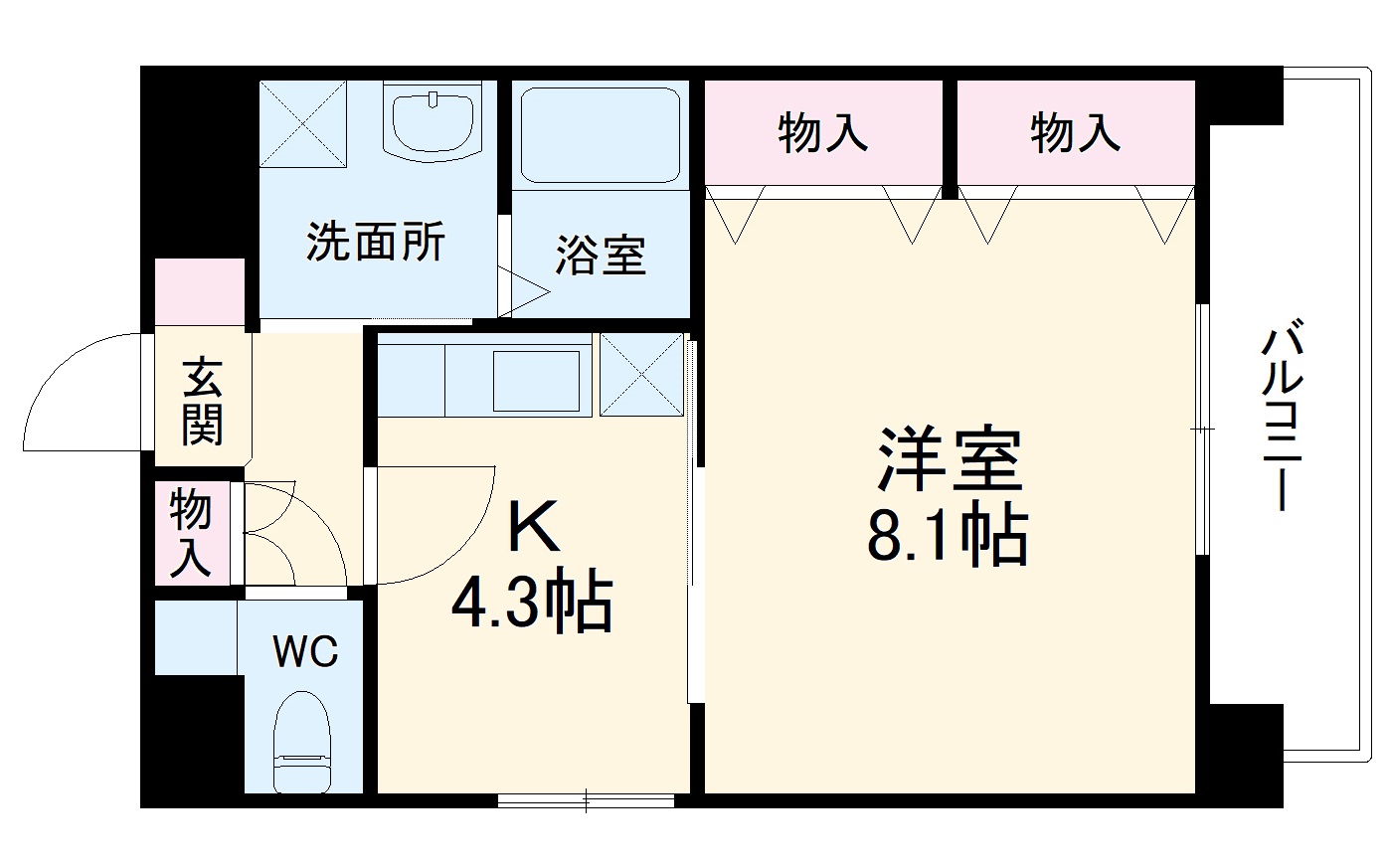 メゾン ドゥ 城北の間取り
