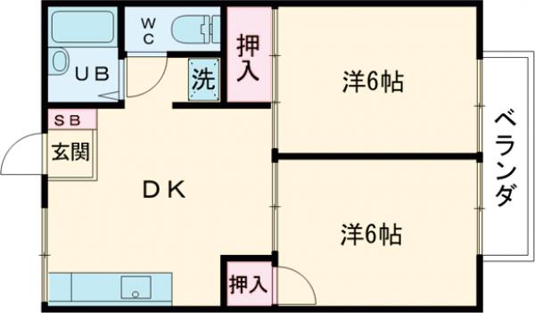 メゾンリバティの間取り