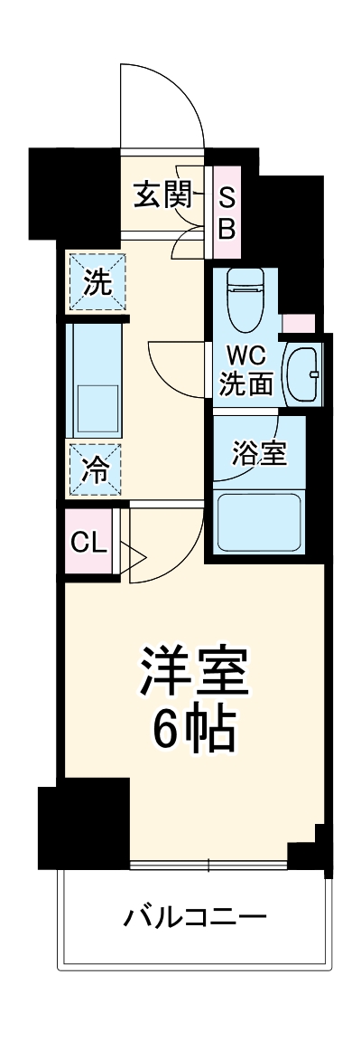 メインステージ横濱関内の間取り