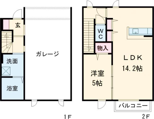 タルガ・フローリオ弥生の間取り