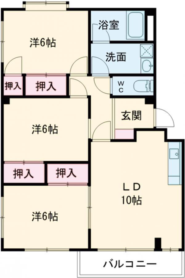 第2ロイヤルマンションの間取り