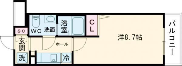 アゼスト新桜台の間取り