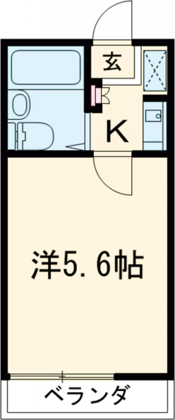 コーポあや・203号室の間取り
