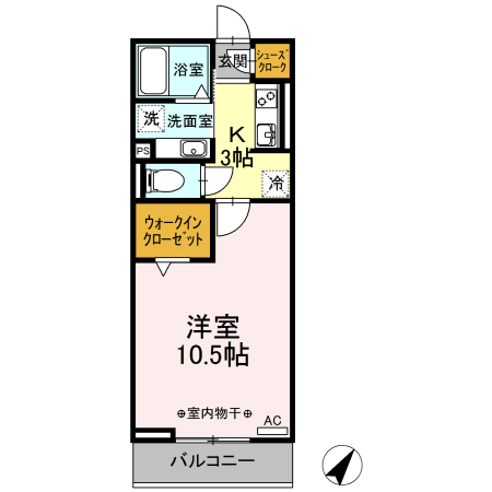ベル・フルール(Belles Fleurs)の間取り