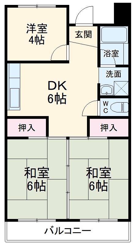 グリーンハイツ正雀の間取り