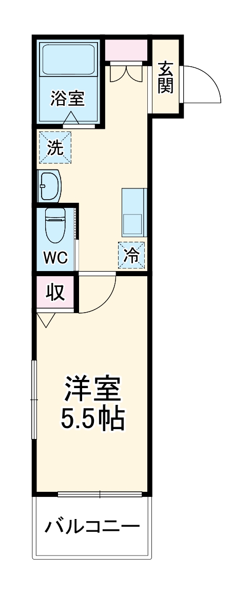 大和田の完工年月(2025年3月)築の賃貸アパートの間取り
