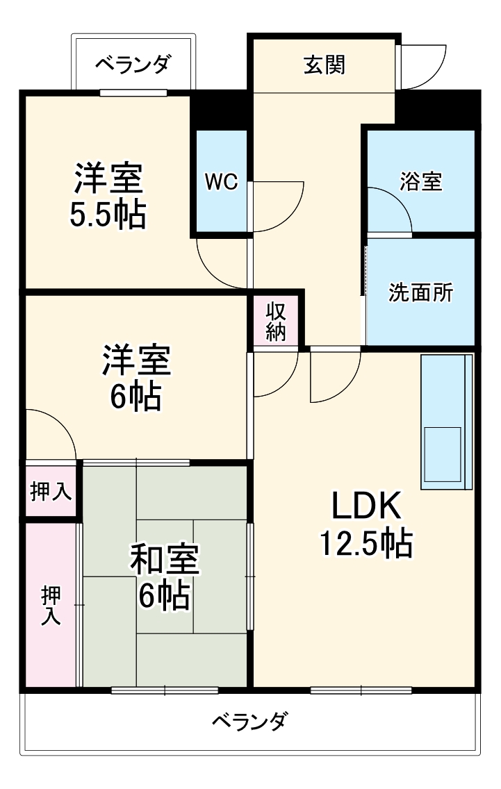 モネ水草の間取り