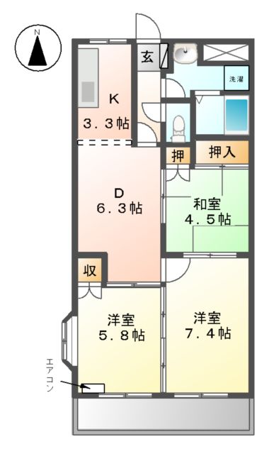 ライフパークの間取り