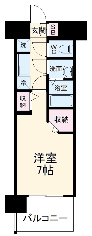 パルティール黒川本通りの間取り