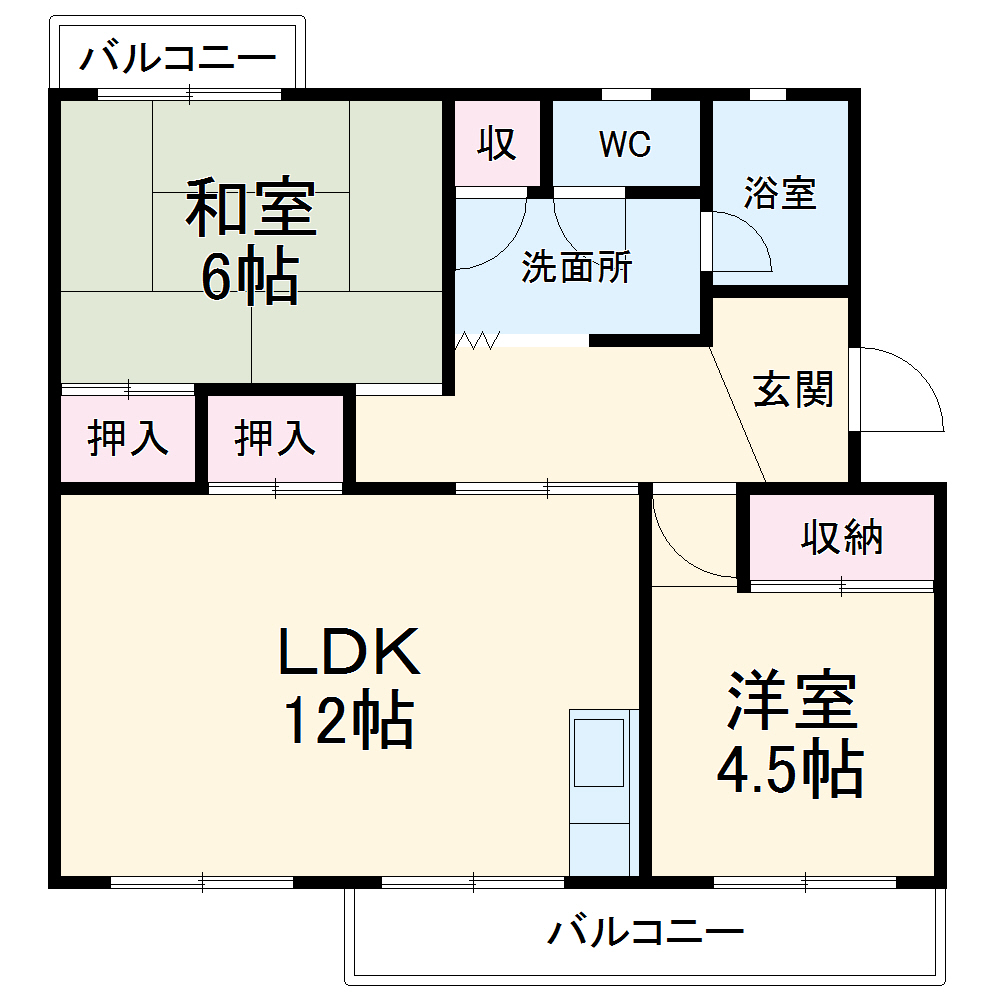 ブランヴェールの間取り