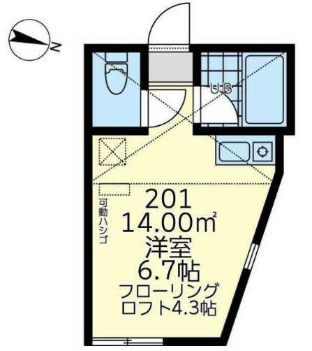 ユナイト八景アルザス・ロレーヌの間取り