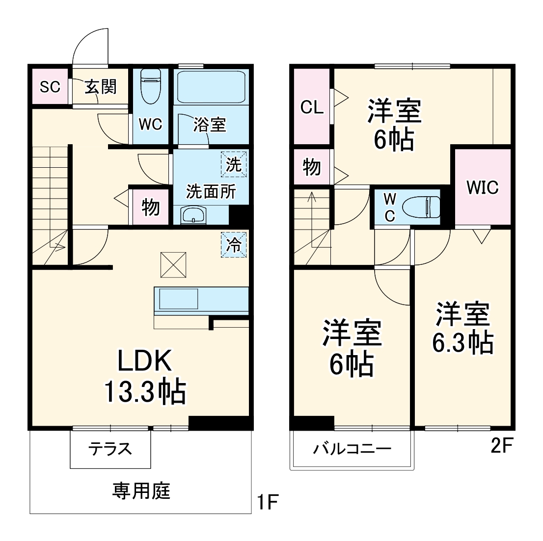 ルピナス南青山の間取り