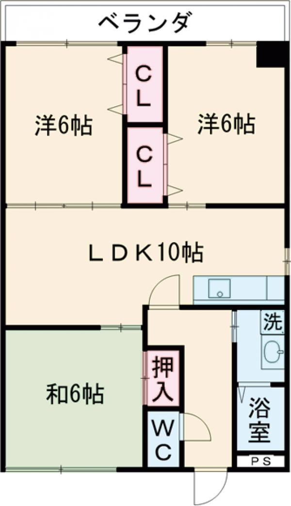 メゾンエノシマの間取り