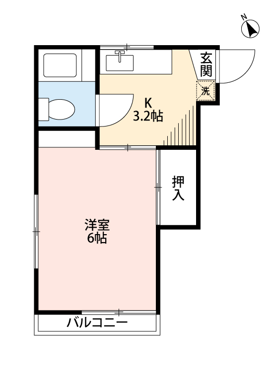 ポニー海神の間取り