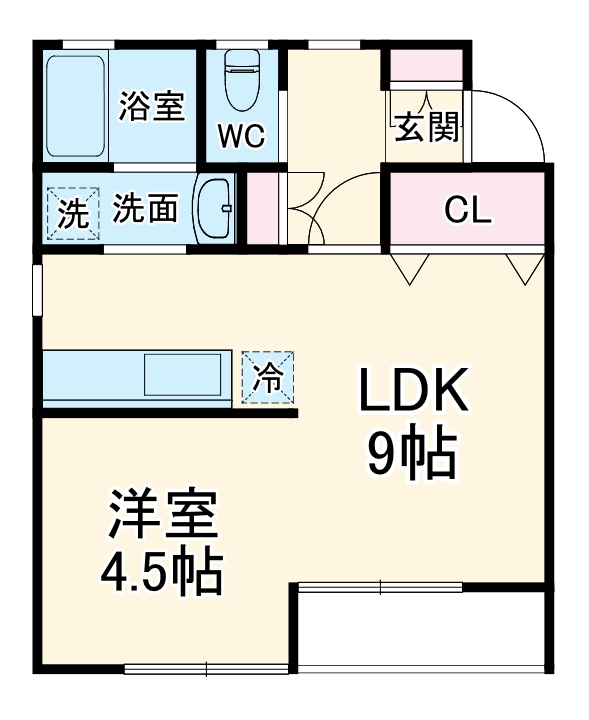 アネックス美至A棟の間取り
