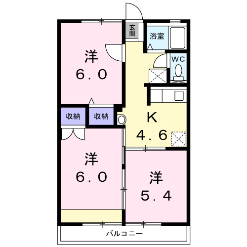 ガーデンヒルBの間取り