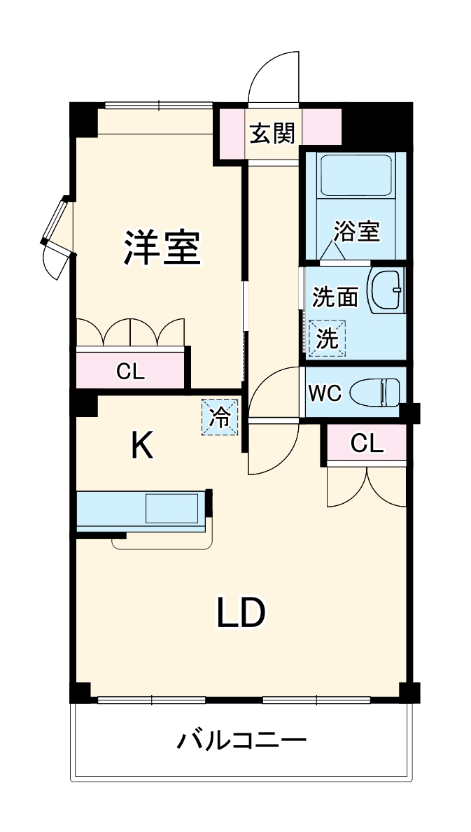 メゾンアラモードの間取り