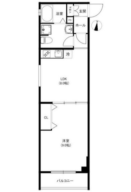 CREALpremier目黒・003号室の間取り