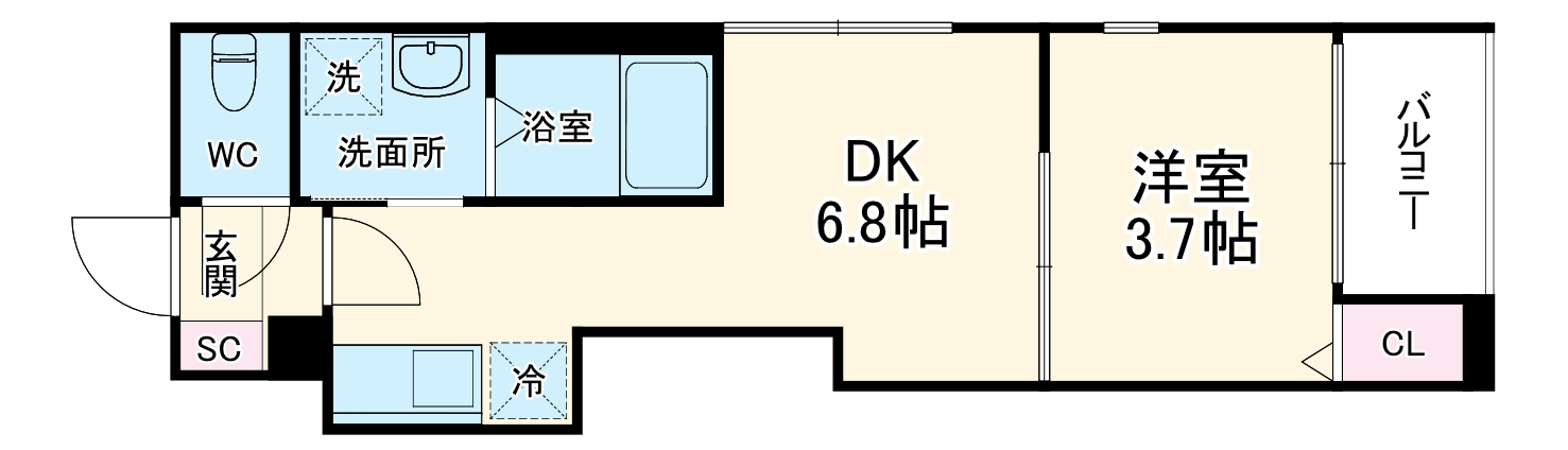 そよ風とラテと の間取り