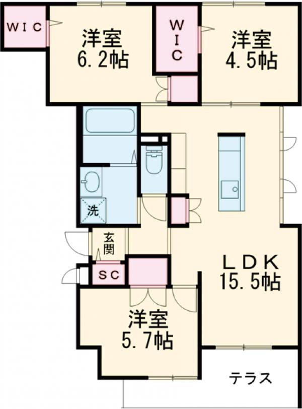 ノアメゾンの間取り