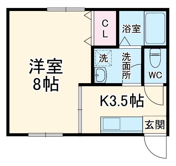 塩池町加藤様貸家の間取り