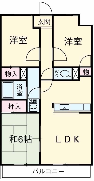 アクティーⅡの間取り