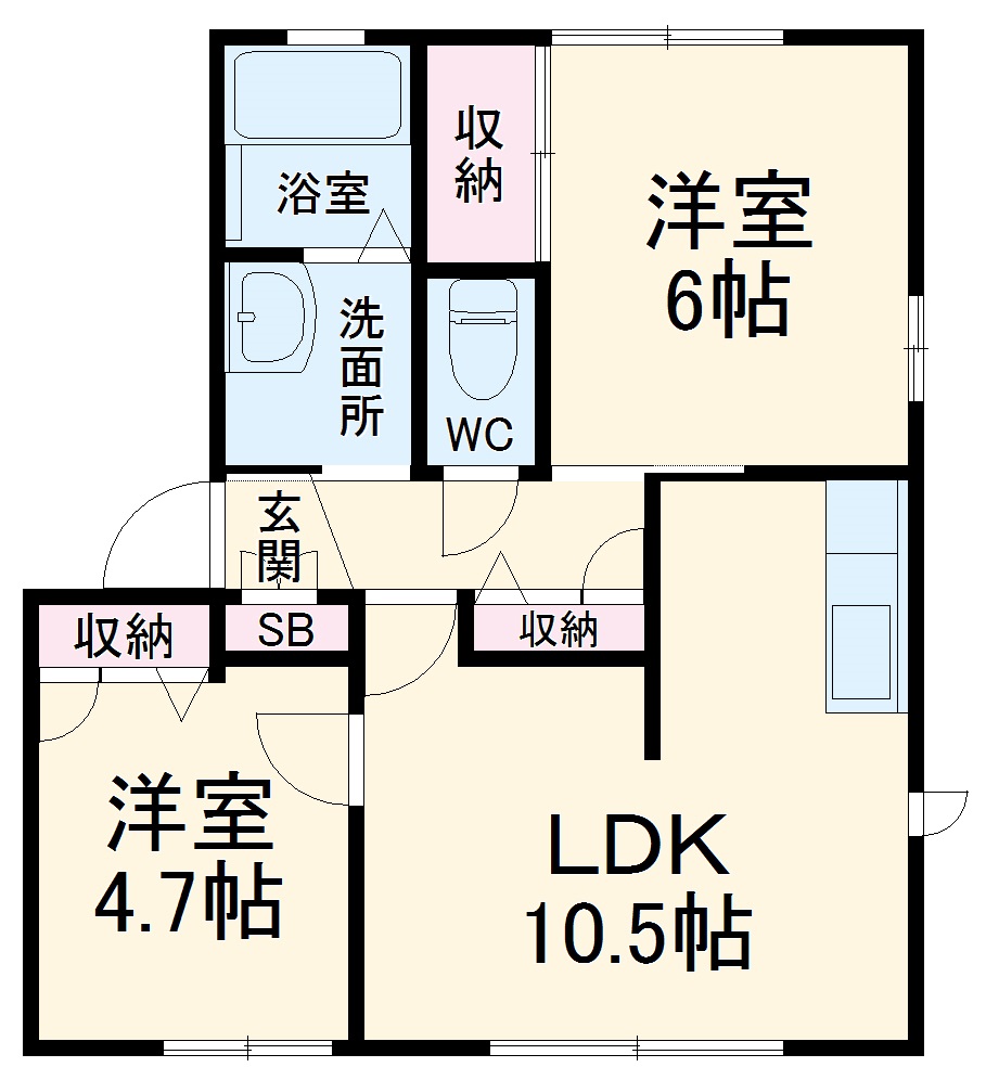 パルクセレーノAの間取り