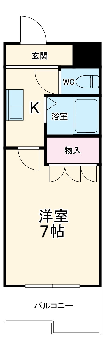ハイライフ旭の間取り