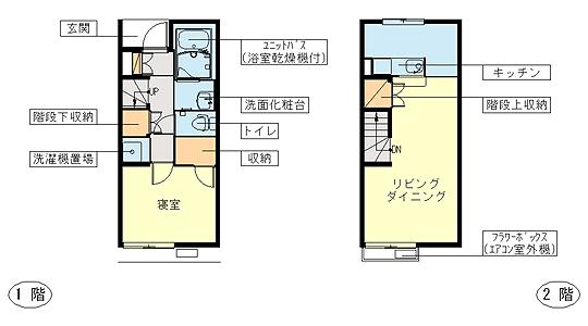 レオネクストニューストリームの間取り