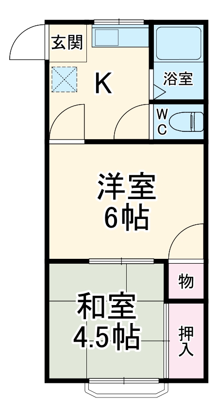 コーポコスモスの間取り