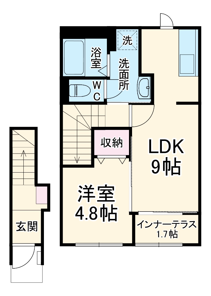 COCO LUANAの間取り