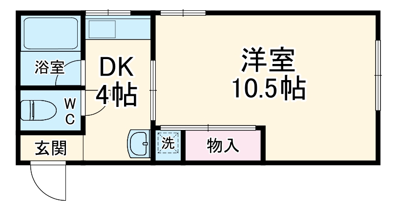 清光ハイツの間取り