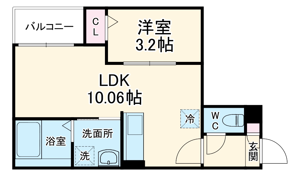 Jack uchidabashiⅢの間取り