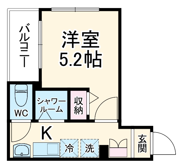 ＭＥＬＤＩＡ矢部・101号室の間取り