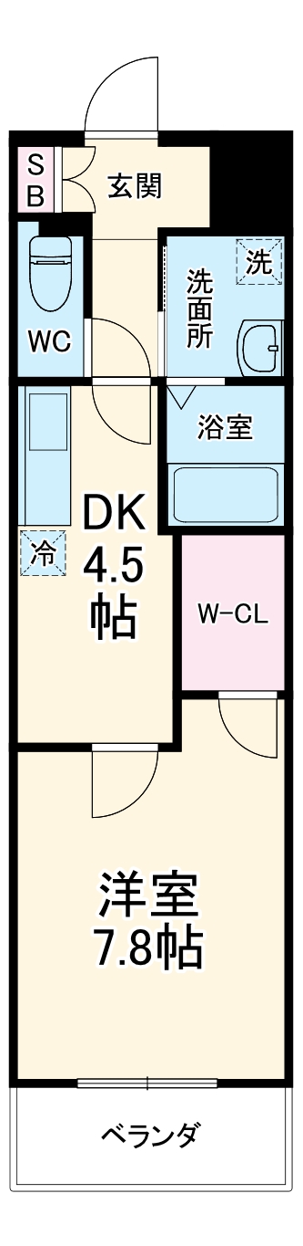 リヴェール綾堀川の間取り