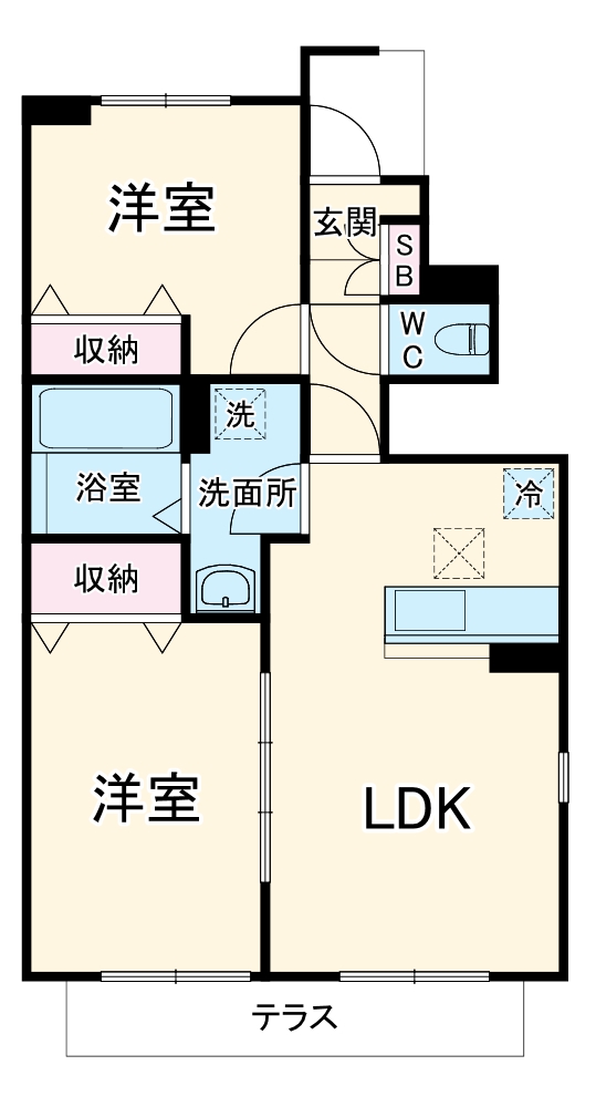 Amour RITAの間取り