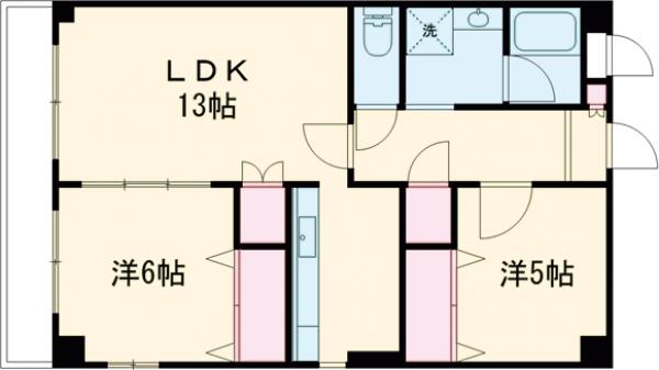 リベルタ国立の間取り