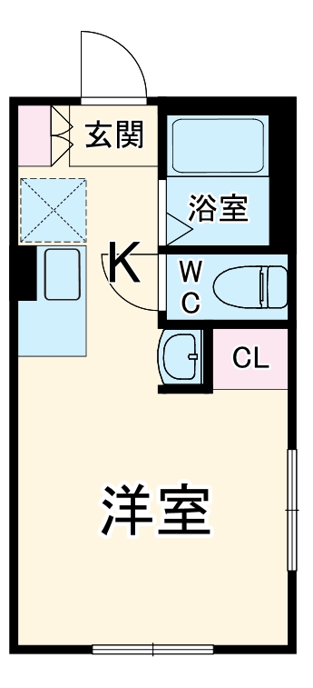 エウレカレジデンス淵野辺の間取り
