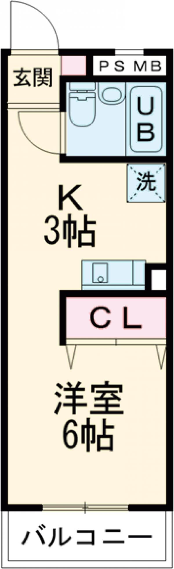 昭島コートエレガンスD棟の間取り