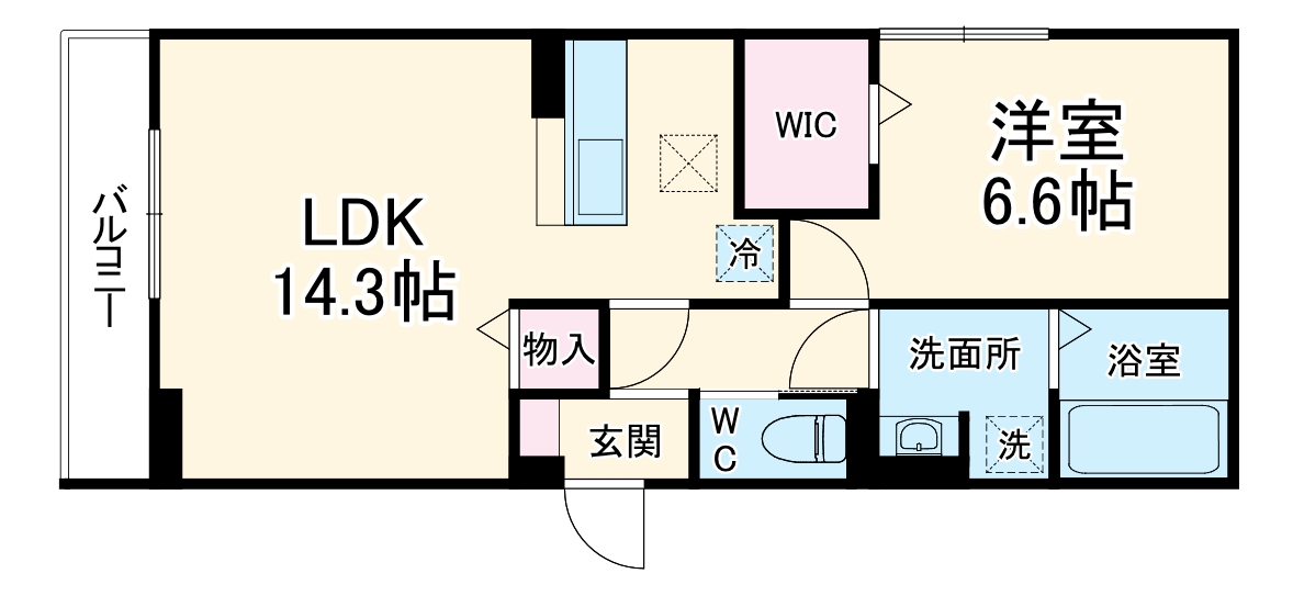 セレスティア京田の間取り