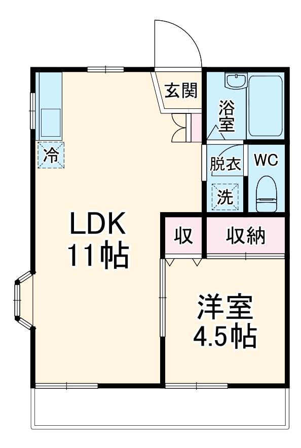 メゾンブランシュの間取り