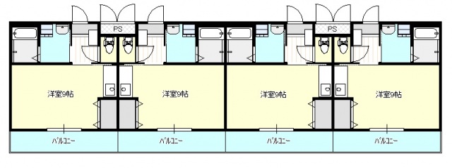 フェリオ川越の間取り