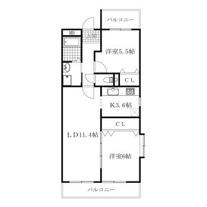 ニューリバーⅡの間取り