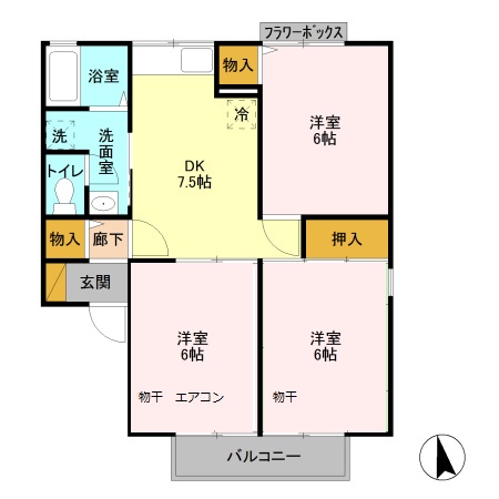 リッツハウスの間取り