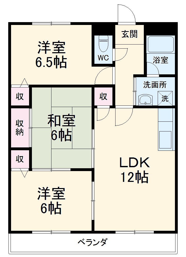モネ水草の間取り