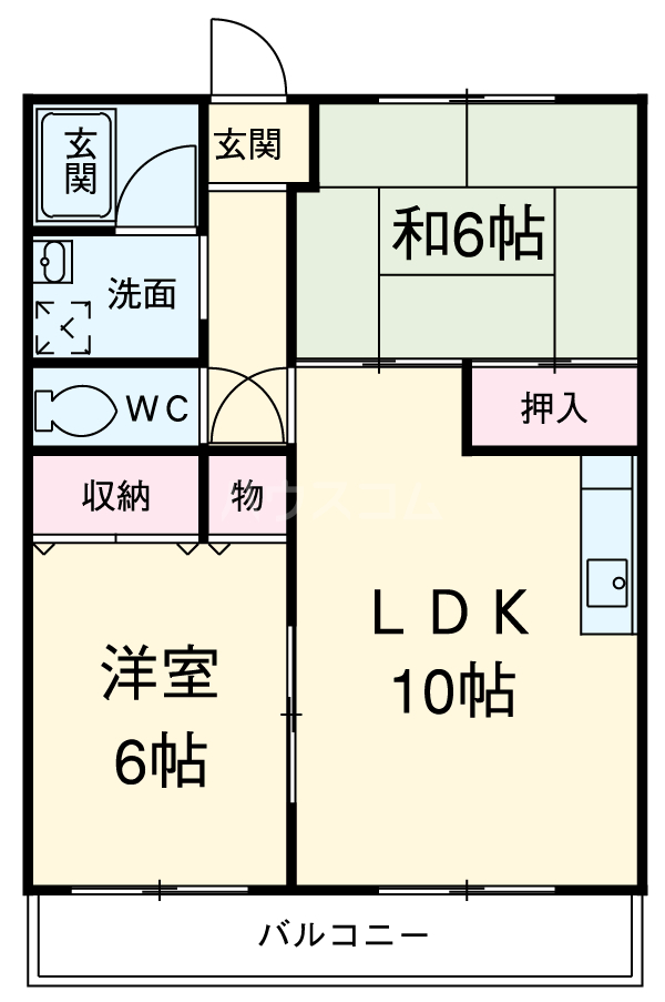 ルベルアジュの間取り
